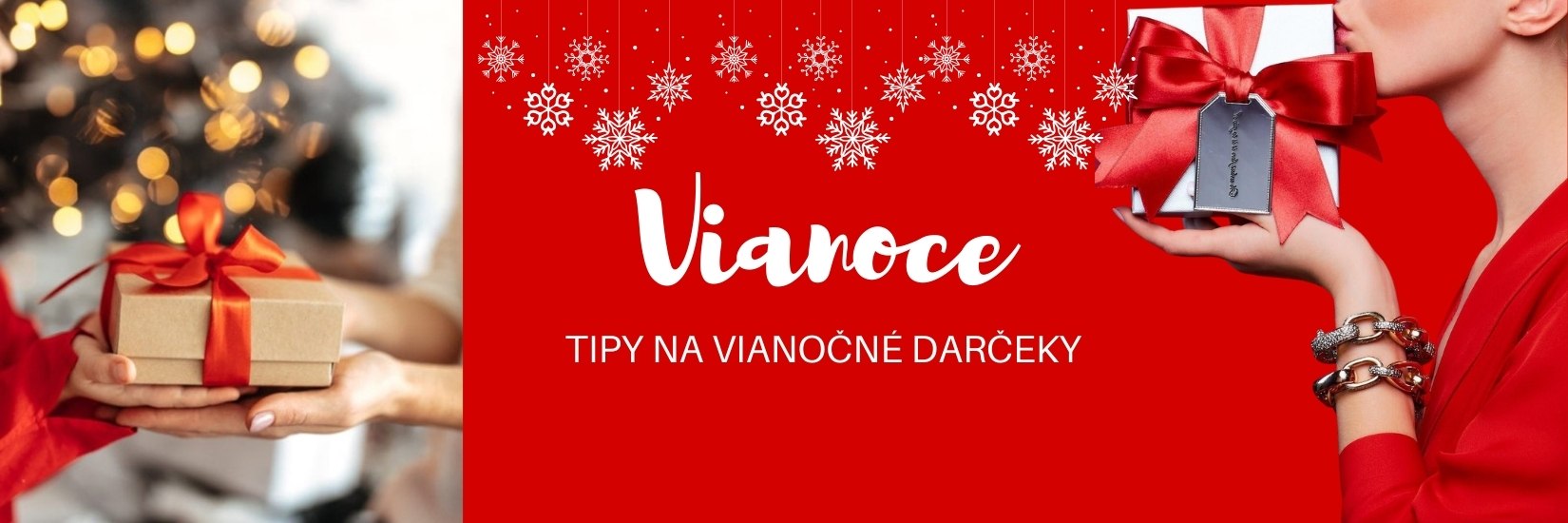 VIANOCE BANNER SK tipy na darčeky červený
